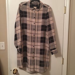 Kate Spade Plaid Shirt Dress